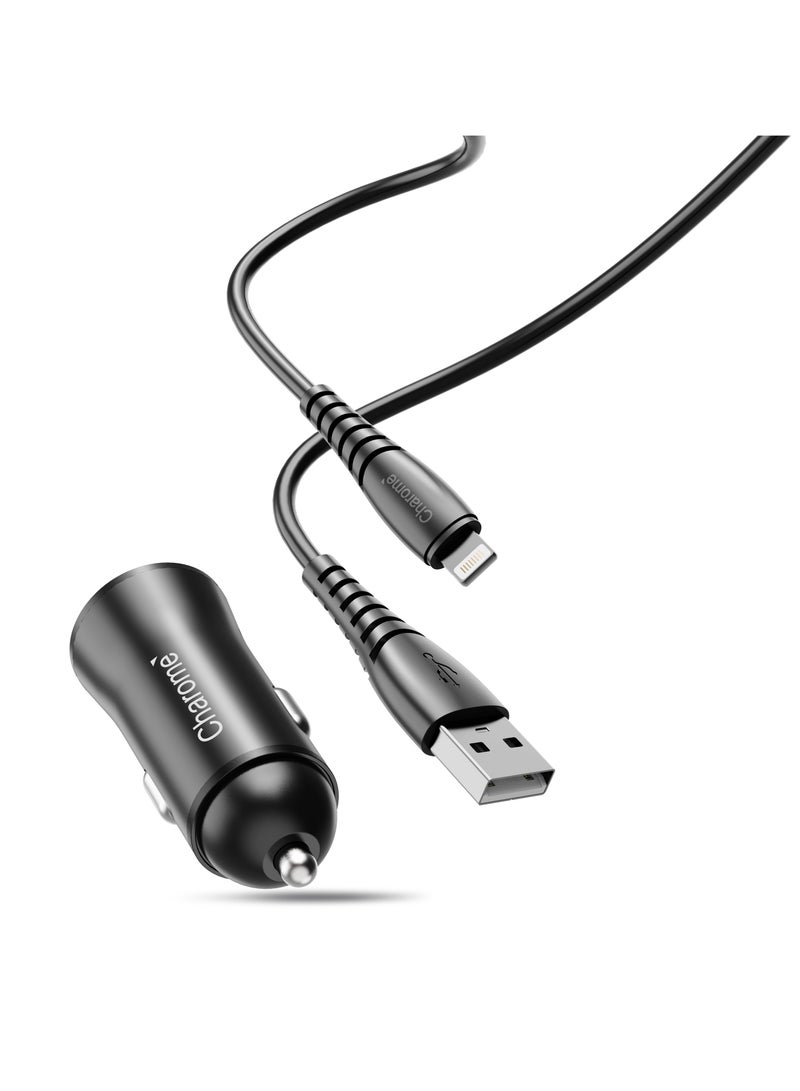 Charome Car Charger Set Lightning Fast Charging, Stable Metal Build, Dual Port, Smart IC Technology, Compact Design, Universal Compatibility, Overcharge Protection - Image 4