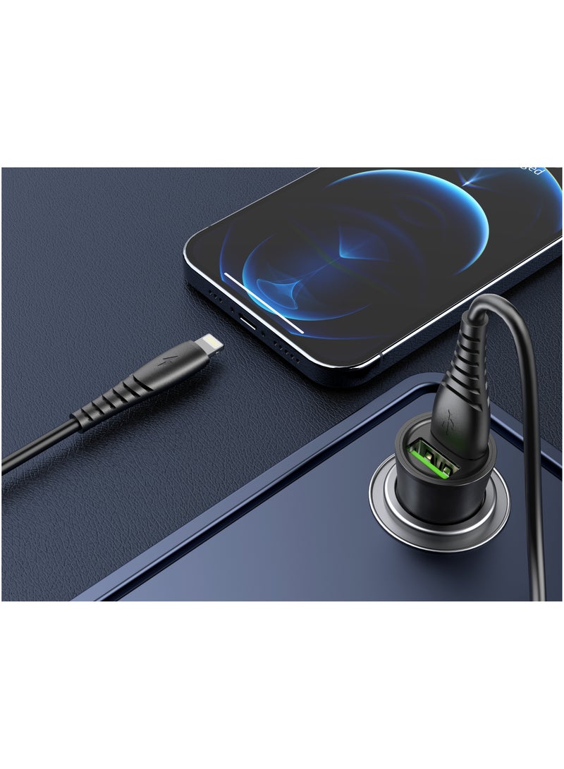 Charome Car Charger Set Lightning Fast Charging, Stable Metal Build, Dual Port, Smart IC Technology, Compact Design, Universal Compatibility, Overcharge Protection - Image 3