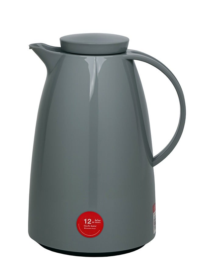 BASURRAH Thermos For Tea And Coffee From Basurrah Glossy Grey Color
