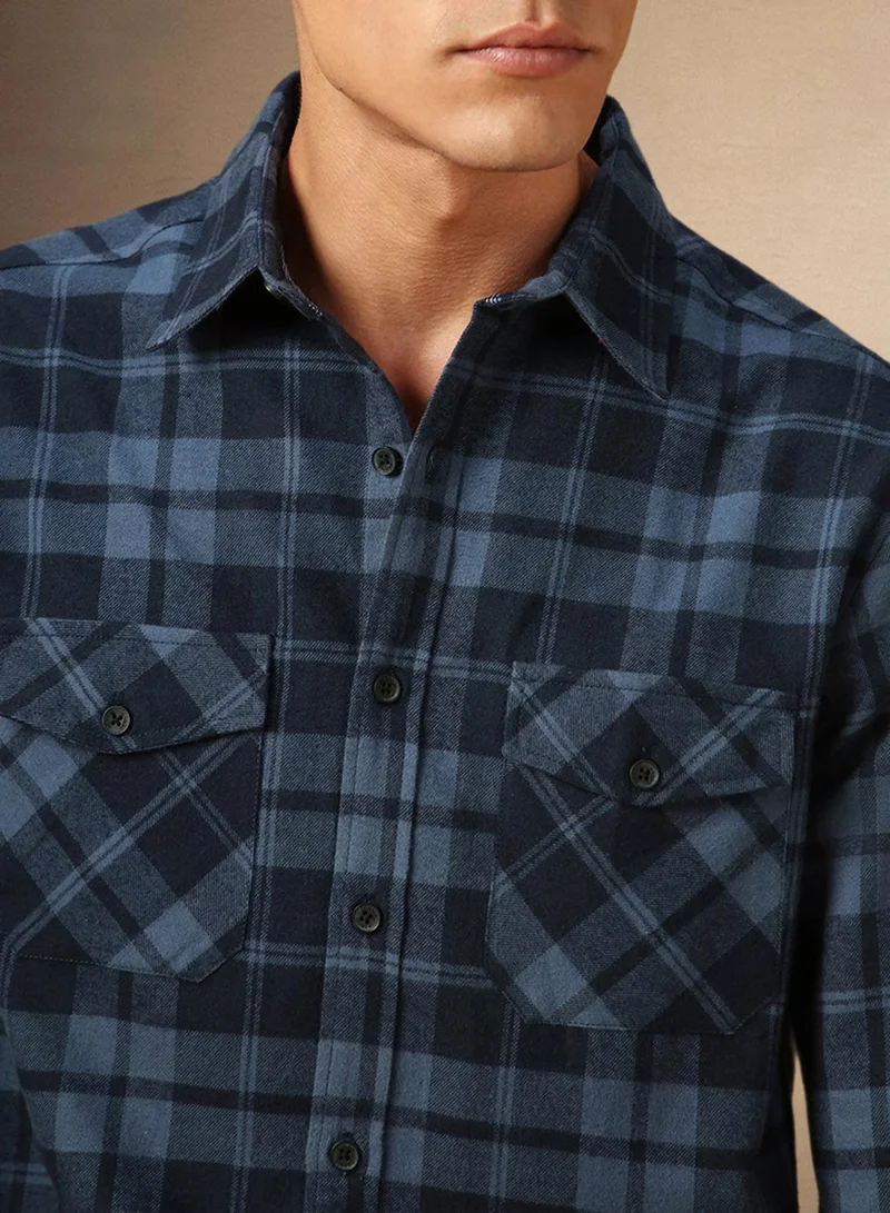 Dennis Lingo Navy Shirt For Men For Men