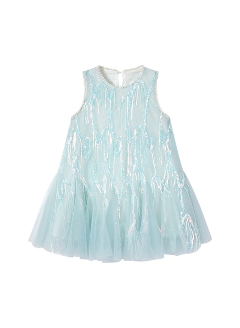 D'Daniela Sequin Tulle Party Dress - Image 1