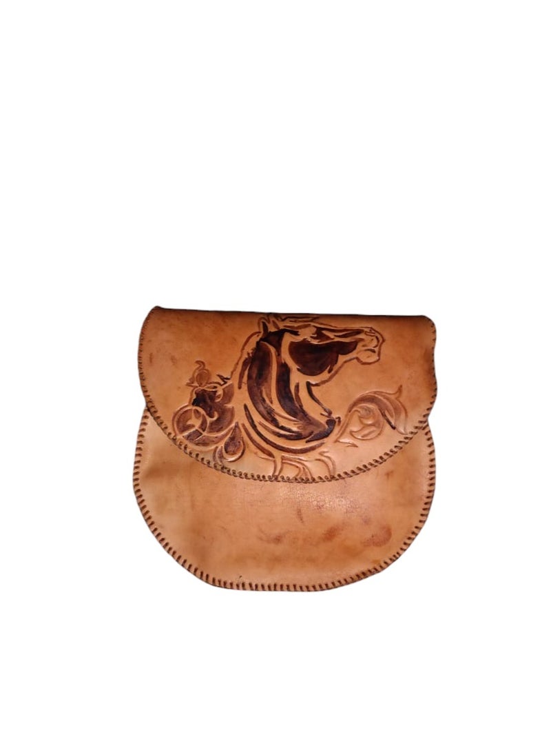 Sheer Fashionable Leather Crossbody Bag  - Image 1
