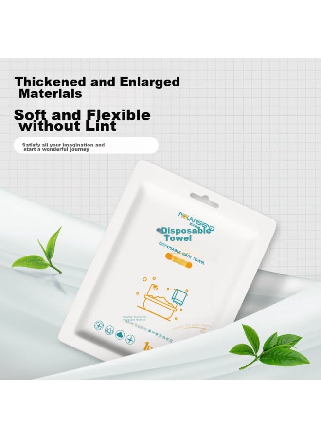 NOLANSEND Nuolansendi Disposable Bath Towels, Vacuum Non-compressed, Thickened Non-woven Fabric, For Hotels And Inns, Bath Towels, 3-pack - Image 3