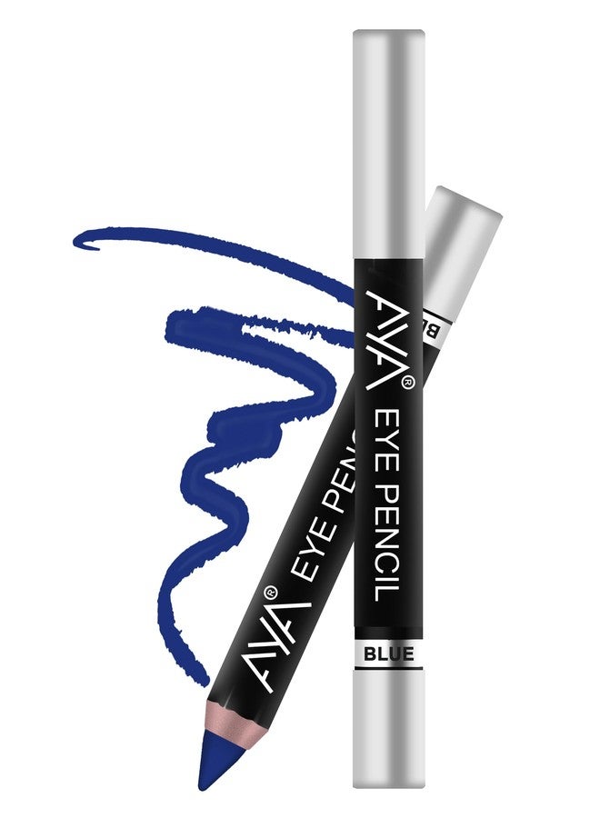 AYA Eye Pencil for Kajal/Eyeliner - set of 4 (Black,Blue,Brown,Green) | Glides Smoothly | Creamy smooth formula | Light weight - Image 4