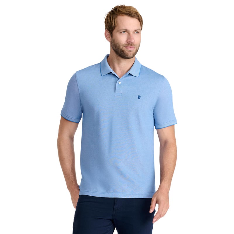 IZOD Men's Advantage Performance Short-Sleeve Polo Shirt, Bright Cobalt, X-Large - Image 4