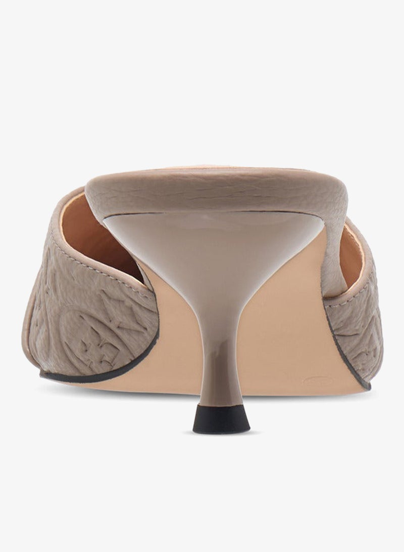 ايل سنيكرز نسائي مونوجرام بكعب صغير سهل الارتداء - Image 5