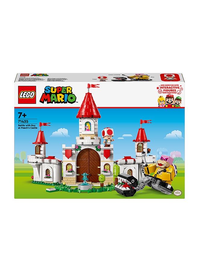 LEGO Super Mario Battle with Roy at Peach’s Castle Set, Nintendo Character Building Toy for 7 Plus Year Old Boys & Girls, with 3 Figures, Adventure Playset, Gifts for Kids and Gamers 71435  - Image 2