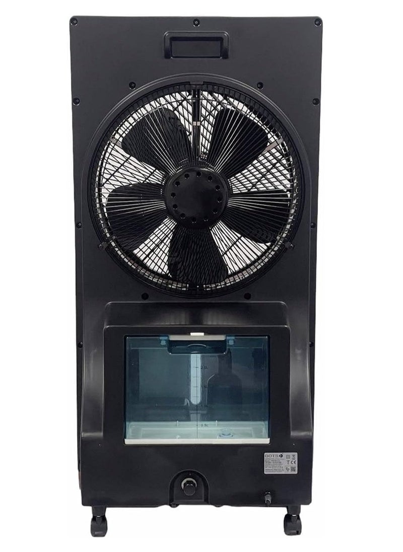 DOTS - Dots Misting Fan, 3 Speeds With Humidifier 90W, TFM-R01, Red - Image 1