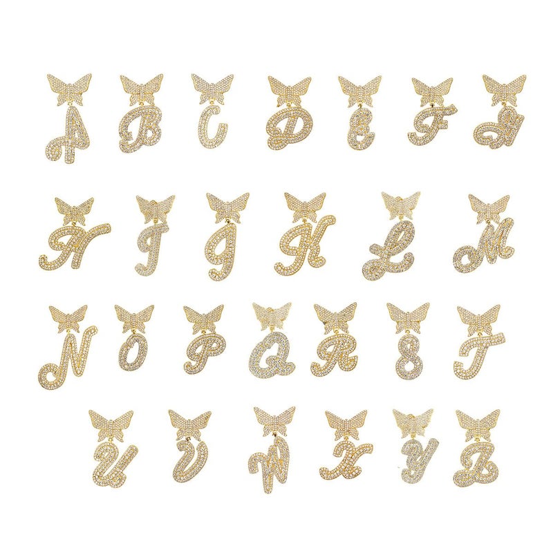 Jacruces Gold Cuban Link Chain for Women Men Initial Letter Custom Name Necklaces Personalized Necklace Iced Out Chain Pendants Customize Bling Necklace Custom Jewelry for Women Men - Image 3