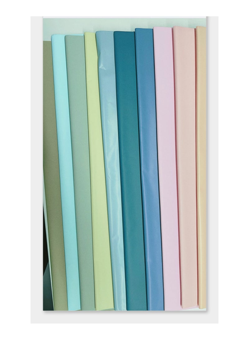 20 sheets of random color gift wrapping paper X gift wrapping paper for flower wrapping paper, holiday gift wrapping paper, birthday gift box gift wrapping DIY, birthday, festival, wedding, party, children's gift wrapping (58 cm X 58 cm) - Image 4