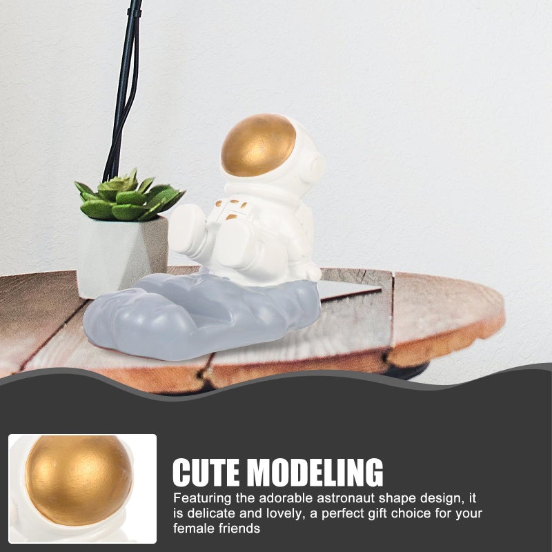 Creative Astronaut Resin Phone Stand Cute Space Decor For Desk Office And Home - Image 4