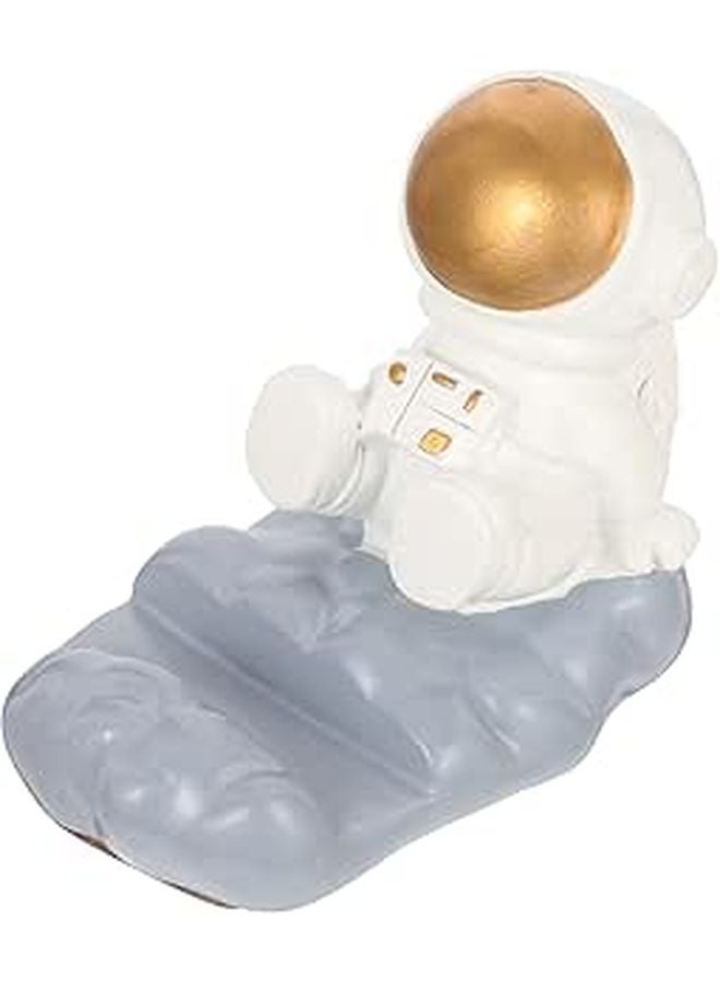 Creative Astronaut Resin Phone Stand Cute Space Decor For Desk Office And Home - Image 1