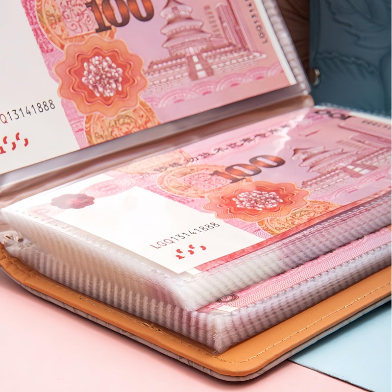 SUSOYAOCHEN 100 Envelope Challenge,Savings Challenges Book with Envelopes, Money Saving Binder Successfully Reach Your Savings Goals (Gray-B) - Image 4