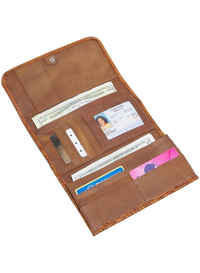 American West Harvest Moon Trifold Wallet (Antique Brown) - Image 2