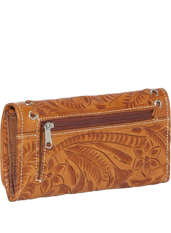 American West Harvest Moon Trifold Wallet (Antique Brown) - Image 3