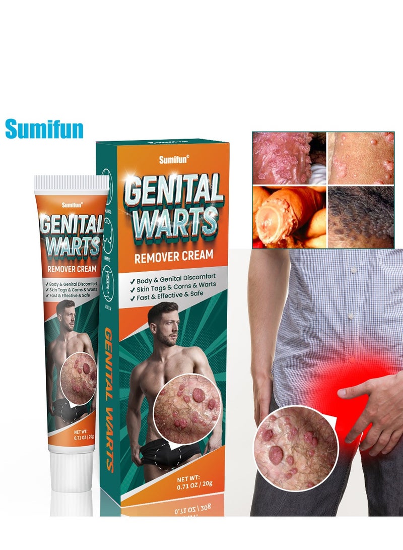 سوميفون كريم إزالة الثآليل، كريم لطيف وآمن وقابل للتنقل مع مستخلصات طبيعية لجميع أنواع البشرة، مناسب لكل من الرجال والنساء لإزالة الثآليل. حماية الصحة والجمال 20 جرام - Image 1