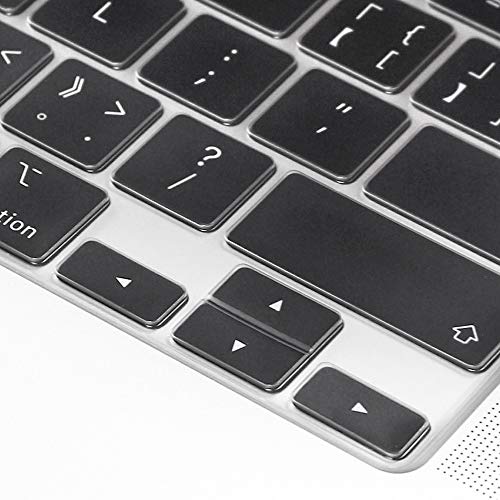 ProElife Keyboard Cover Skin for 2022 MacBook Pro 13.3 inch with Apple M2 Chip & 2021 2020 MacBook Pro 13 inch with Apple M1 (Model: A2338) Accessory Ultra Thin Transparent TPU Keyboard Cover (Clear) - Image 4
