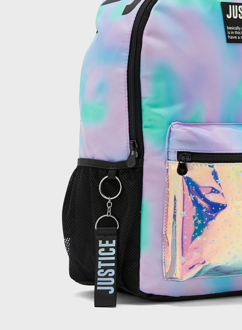 Justice Kids Tie Dye Backpack