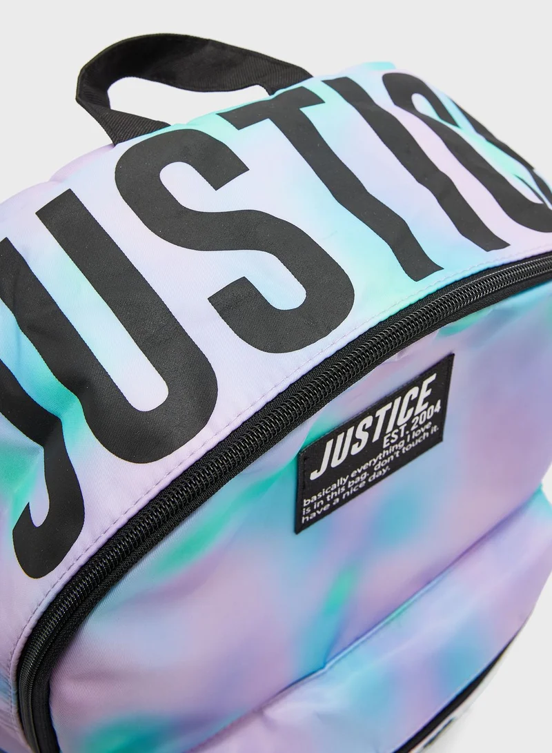 Justice Kids Tie Dye Backpack