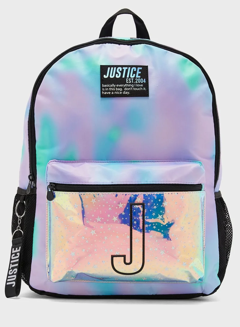 Justice Kids Tie Dye Backpack