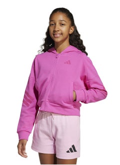 Adidas Youth Future Icons 3 Stripes Full-Zip Hooded Track Jacket  - Image 1
