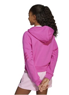 Adidas Youth Future Icons 3 Stripes Full-Zip Hooded Track Jacket  - Image 2