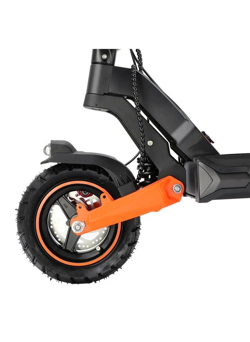 Kugoo F3 Plus Electric Scooter 1000W Motor, Max Speed 50 km/h, 10″ Tubeless Off-Road Tires, 48V 20.8Ah Battery, Up to 80 km Range, Dual Suspension, E-ABS & Dual Disc Brakes, NFC + App-Connected Smart Lock, Foldable Portable Commuter E-Scooter for Adults, 30 kg Aluminum Frame, 130 kg Load - Image 3