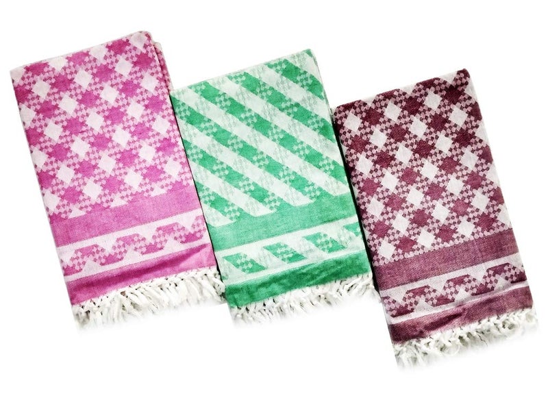 P V tex 200GSM 3 Piece Cotton Bath Towel_203MultiColour