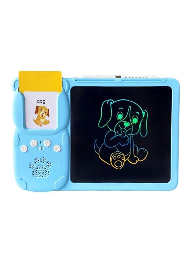 Electronic board with Bilingual Arabic-English Flashcards with sound for Children – Light Blue Color - Image 4