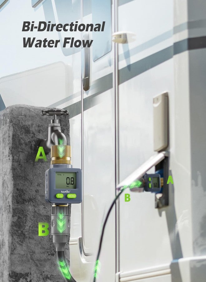 RAINPOINT Water Meter, 4 Measure Modes for Outdoor Garden Hose - Image 3