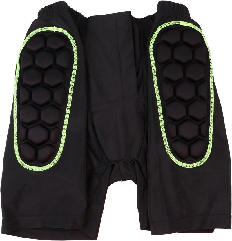 SUPVOX Men’s Padded Downhill Shorts 3D Protection Anti-Impact Cycling Snowboarding Gear XXL Green - Image 1