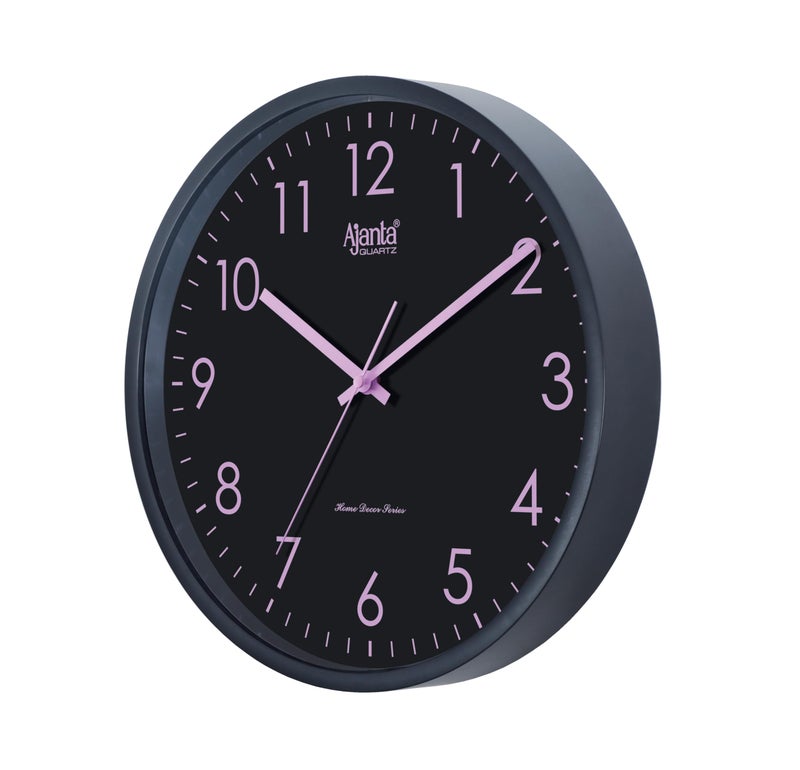 Ajanta Home Décor Wall Clock 1157 – Pink | Silent Sweep Quartz Movement | Stylish Wall Clock for Home, Bedroom & Office | 1‑Year Warranty - Image 3