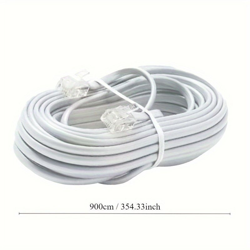 RJ11 Telephone Internet Cable 787.4 Inch Plug And Play Single Line For Home Office - Image 5