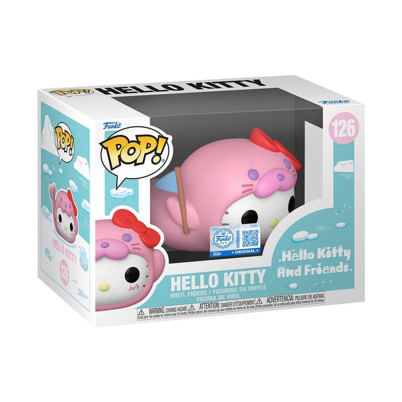 Funko POP! Sanrio Hello Kitty and Friends Hello Kitty as Seal Pup Vinyl Figure (6.1 cm) - Image 1