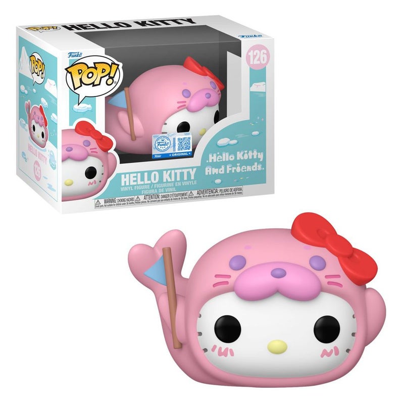 Funko POP! Sanrio Hello Kitty and Friends Hello Kitty as Seal Pup Vinyl Figure (6.1 cm) - Image 2