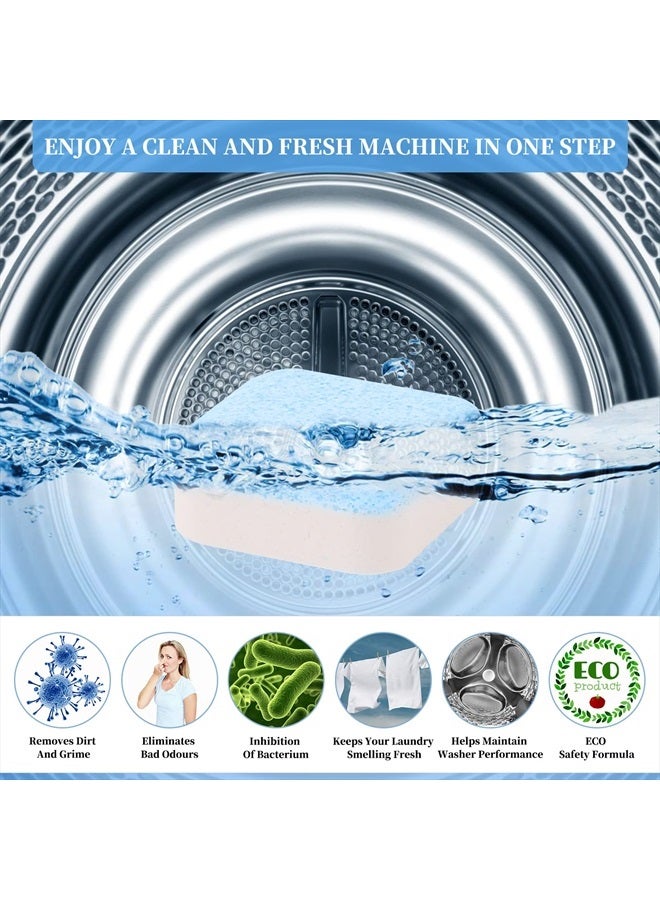 ORTUBE 48 Pack Washing Machine Cleaner - Deep Cleaning Formula Tablets for Front and Top Loader Washer Machines - Image 2