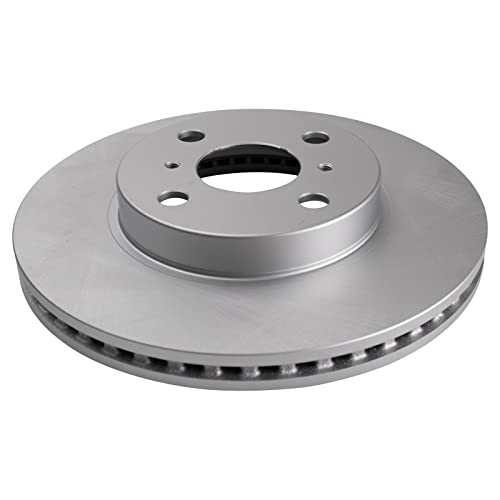 TRQ Front Brake Rotors Set Vented Premium G-Coated Compatible with 2013 Scion iQ 2012-2019 Toyota Prius C 2007-2018 Yaris - Image 4