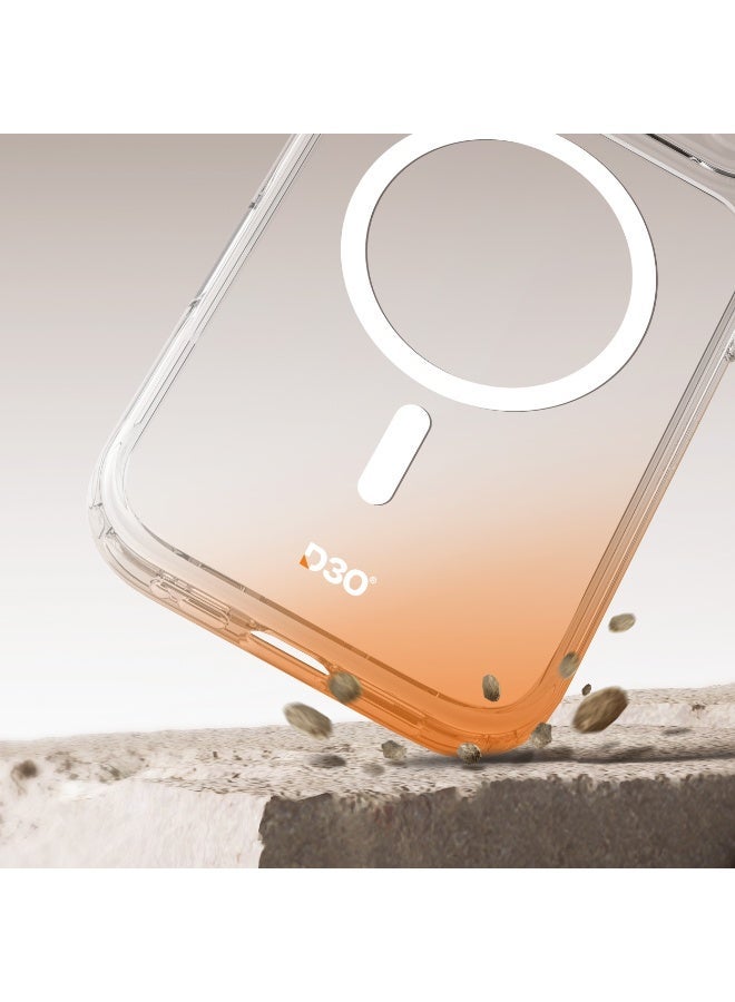 ارمور برو كفر شفاف، iPhone 17، تقنية D3O، متوافق مع MagSafe، جاهز لزر الالتقاط، أبيض - Image 4