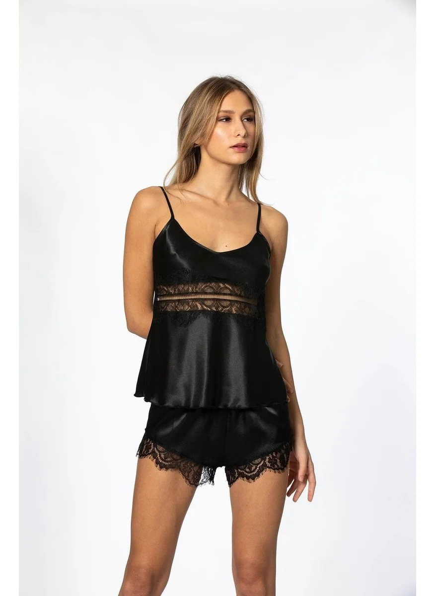 بيير كاردان 2490 Triple Shorts Set - Black