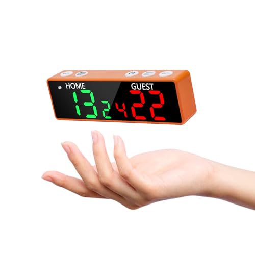 Ousmile Mini Digital Scoreboard Portable Tabletop Scoreboard for Games Wireless Electronic Scoreboard with Buzzer Score Keeper for CornholePickleballBackyard FunGame Night - Image 1