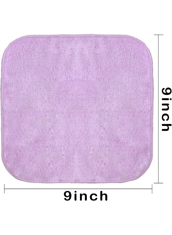 softan Baby Washcloths, 24Pack Baby Wash Cloths Extra Soft & Ultra Absorbent, Baby Towels and Washcloths Face Towel Unisex for Boys Girls Body, Washclothes Gentle on Sensitive Skin, 9x9 Pink Whale - Image 3