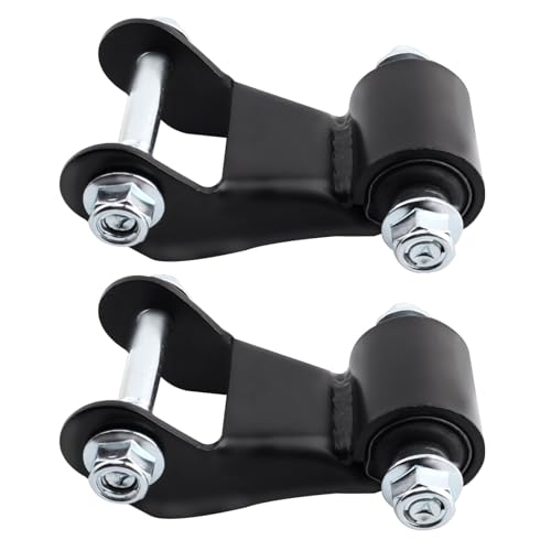 Gdydi Set of 2 Rear Leaf Spring Shackle Kit Compatible with 1999-2013 Silverado 1500 2500 Avalanche 2500 Suburban 2500, Sierra 1500 2500 Yukon XL 2500, Replaces 722-029 22820716 25812937 - Image 1