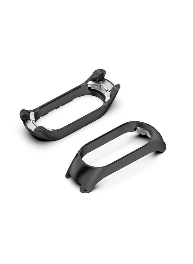 إيروريكس جراب حماية بإطار معدني لساعة Xiaomi Mi Band 7 / 7 NFC (أسود) - Image 1