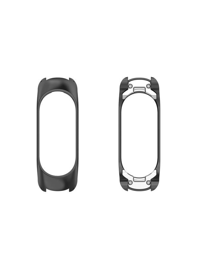 إيروريكس جراب حماية بإطار معدني لساعة Xiaomi Mi Band 7 / 7 NFC (أسود) - Image 2