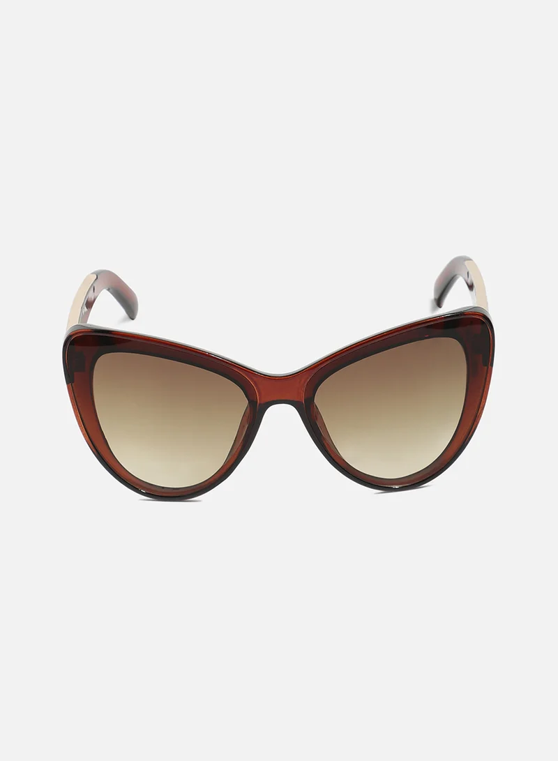 Haute Sauce Gradient Cateye Sunglasses - Brown