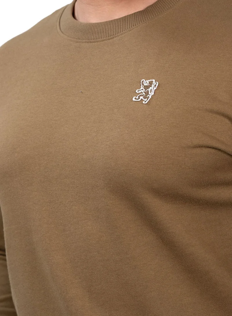 GIORDANO  Men’s French Terry Crew Neck Relaxed Fit Sweatshirt for Men | Best Price UAE