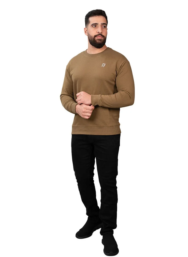 GIORDANO  Men’s French Terry Crew Neck Relaxed Fit Sweatshirt for Men | Best Price UAE