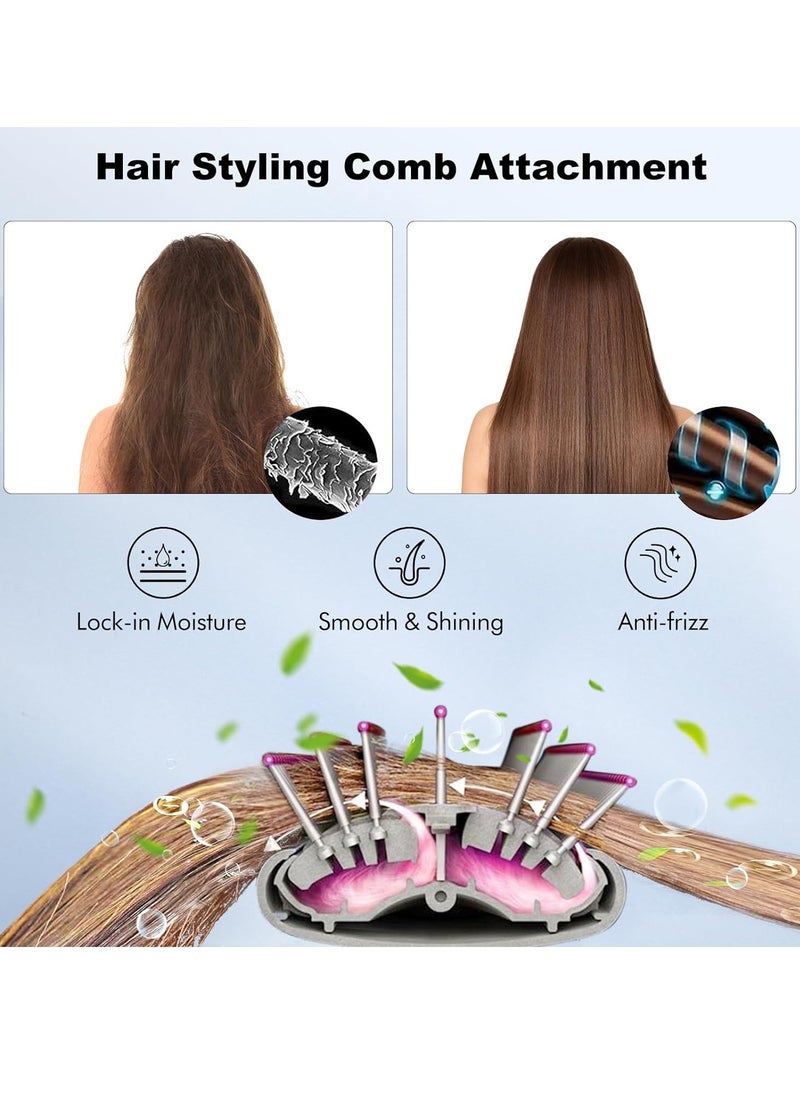 SYOSI - Smoothing Brush for Dyson Airwrap Styler, Large Firm Hair Styling Comb Attachment for Dyson Airwrap Styler - Image 1