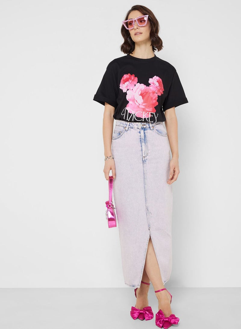 Disney Mickey Oversize Graphic T-Shirt - Image 4