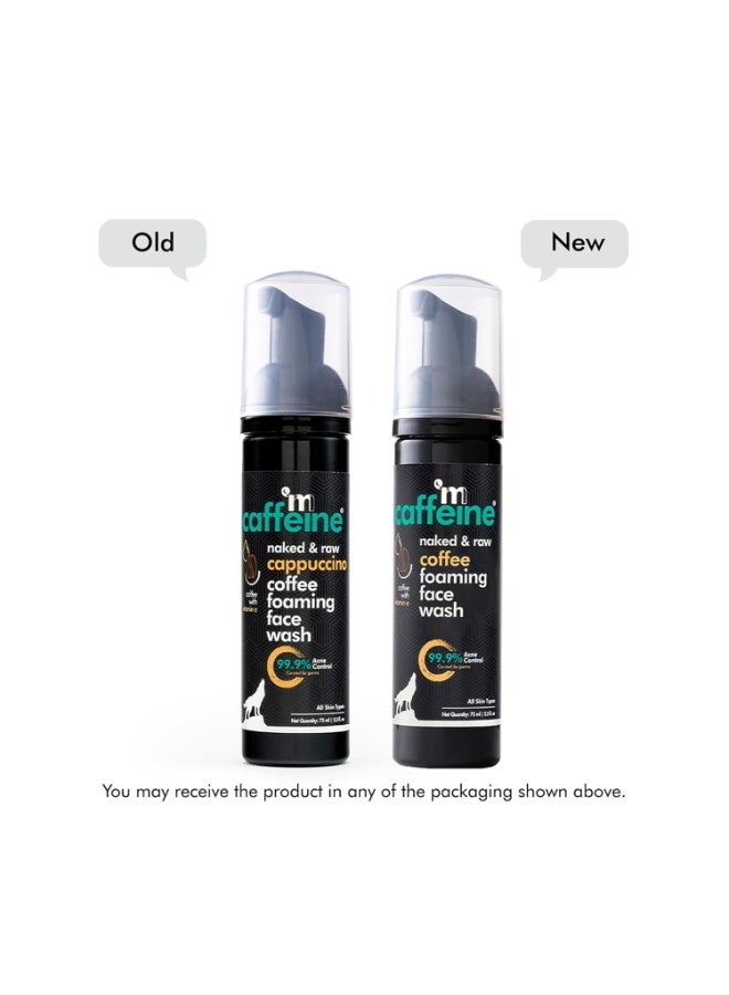 MCaffeine mCaffeine Coffee Foaming Face Wash for Oily Skin | Anti Acne Face Wash for Oil Control & Acne Prone Skin | For Men & Women | Daily Use Face Cleanser for Hot & Humid Weather | 75ml  - Image 2